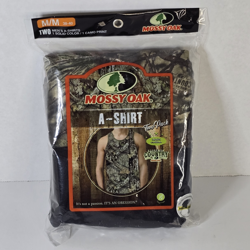 Mossy Oak Camouflage A-Shirt Two Pack